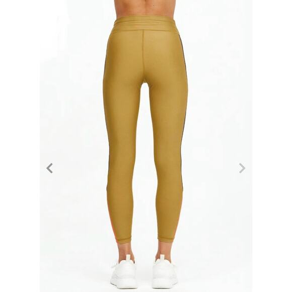 The‎ Upside Miramar Midi Pant Leggings Size US 6 Green Workout Athletic - Picture 2 of 12